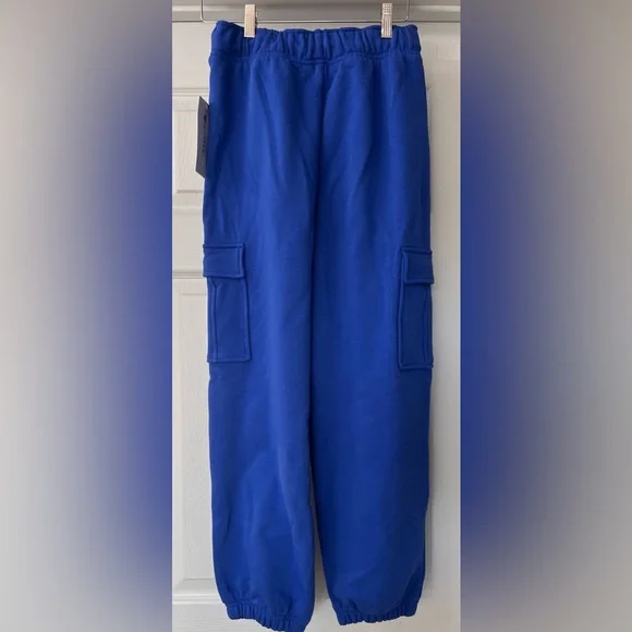 Athleta Royal Blue Heavy Weight Terry Cargo Joggers 
Sz XXS 
Casual/ gym - Picture 3 of 6